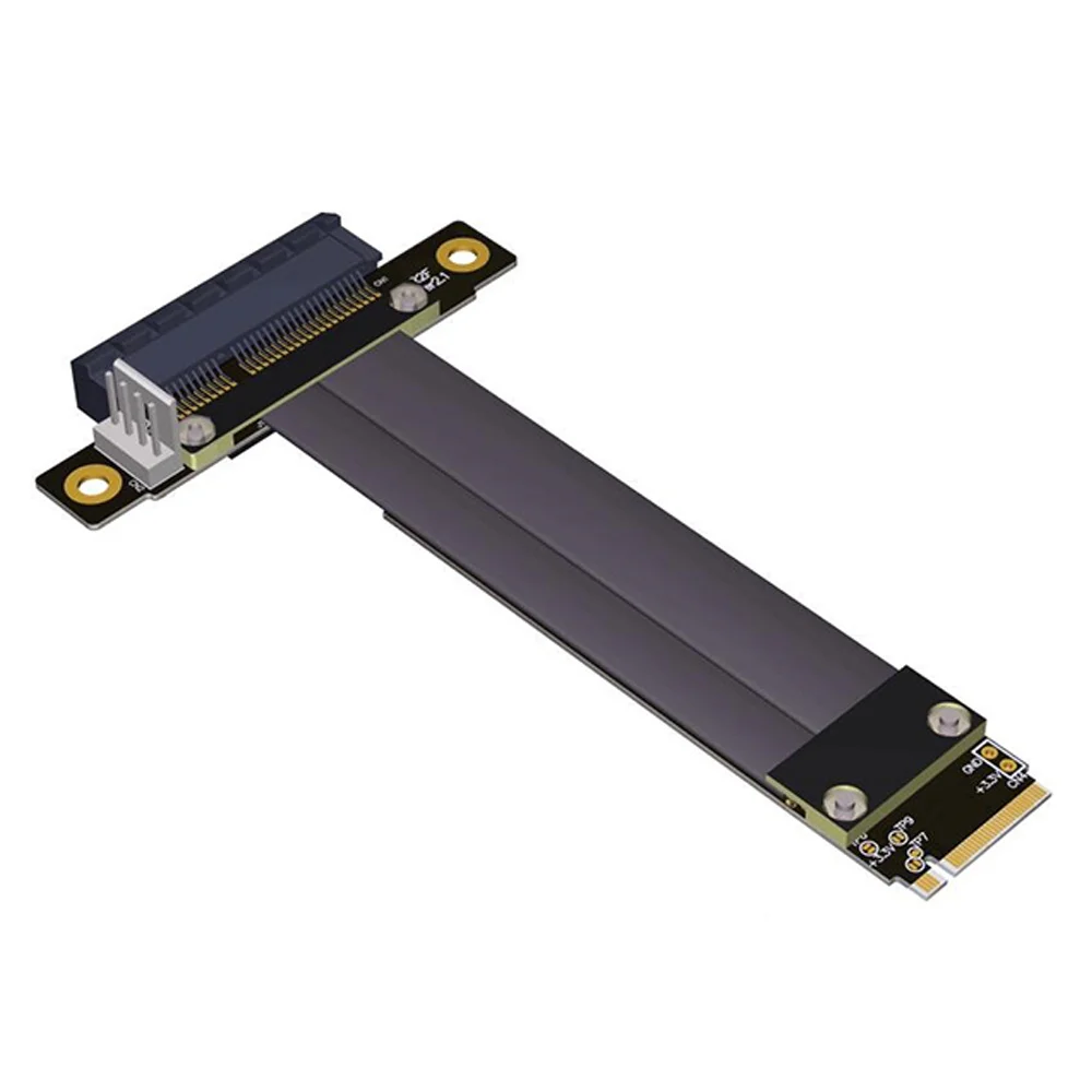 Удлинительный кабель R42SF PCIe X4 3,0 PCI Express 4X на M.2 M Key 2280, карта расширения Gen3.0, линия удлинения 32G/Bps, 30 см