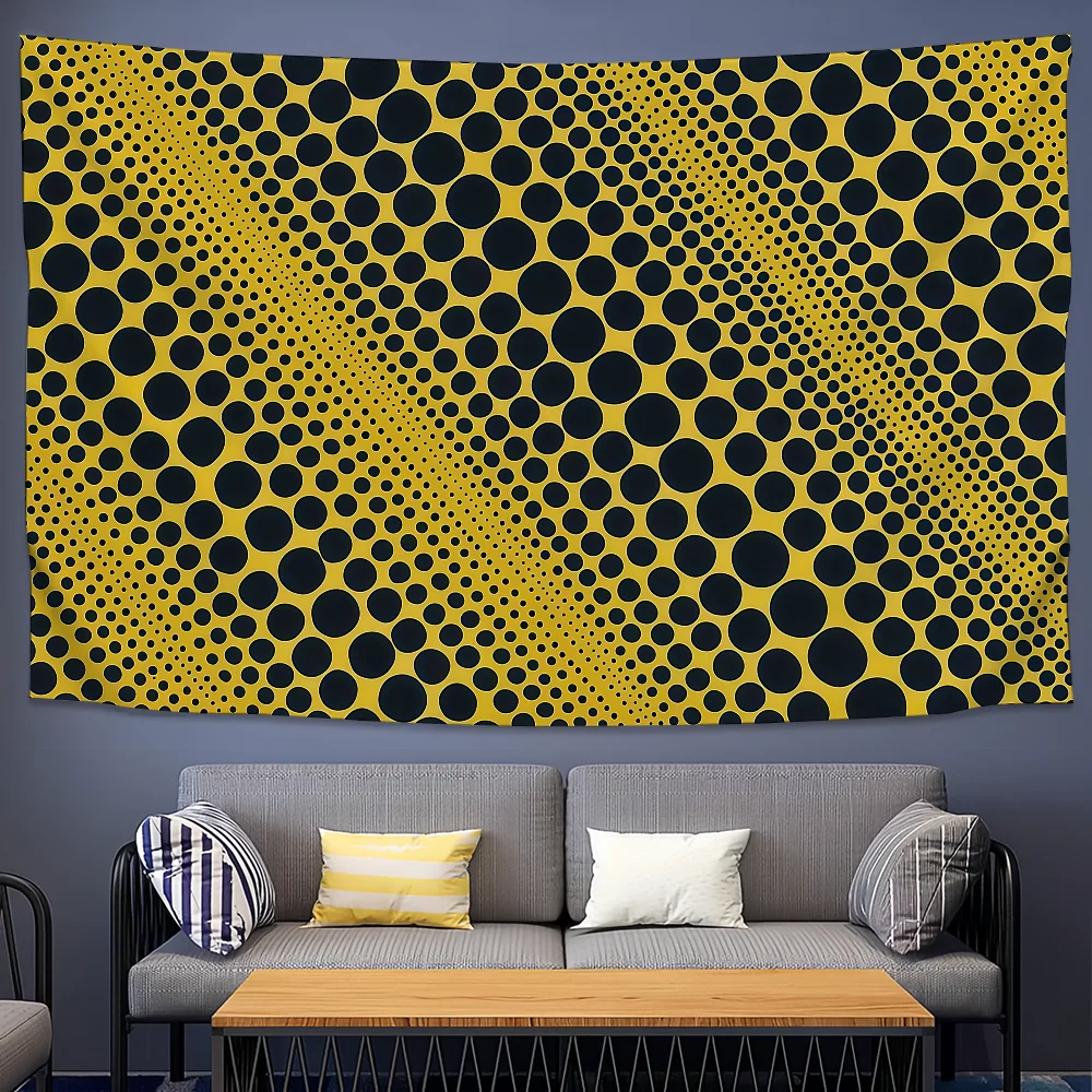 Фото Художественный флаг Y-Yayoi K-Kusama для кемпинга, бара, пикника, вечеринки, украшения для дома, баннера №5