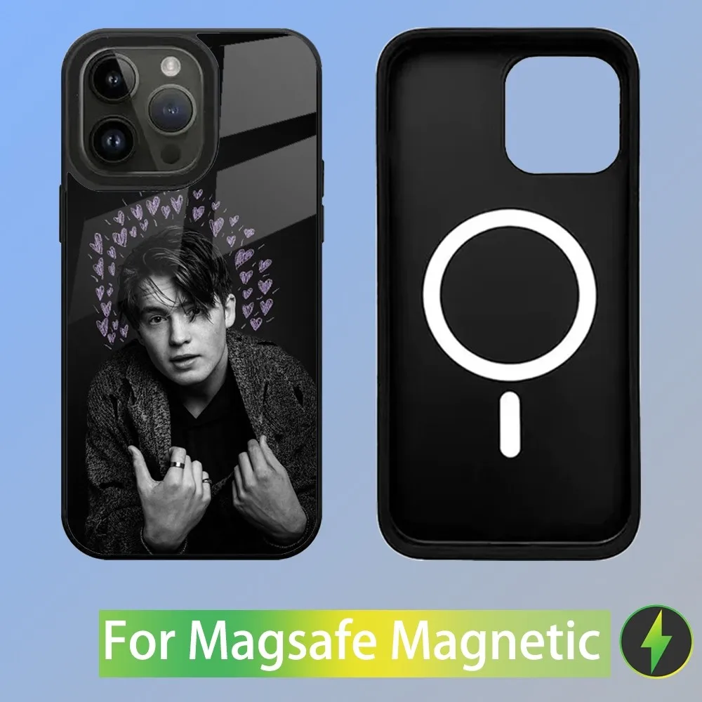 Фото Набор актёров C-наклеиваемый чехол для телефона iPhone 15,14,13,12,11,Plus,Pro,Max Mini Magsafe, магнитная Беспроводная зарядка №3