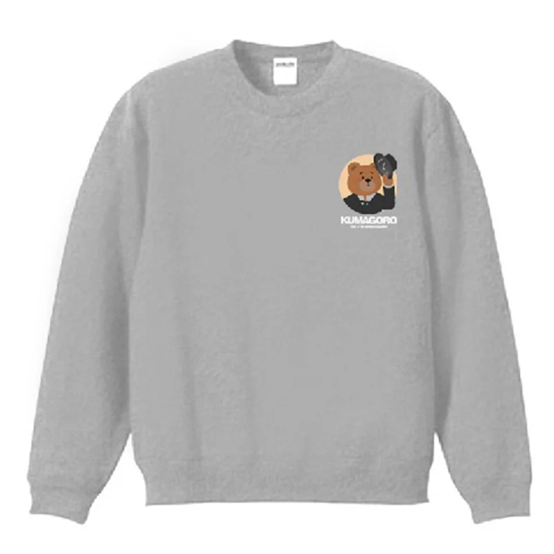 Мужская толстовка KUMAGORO Limited Edition MR. Leo Bear, повседневная футболка на заказ, хлопковые топы с милым медведем, рубашка с длинными рукавами и круглым вырезом 3XL (art.: 3920cf17e6404) - 3920cf17e6404