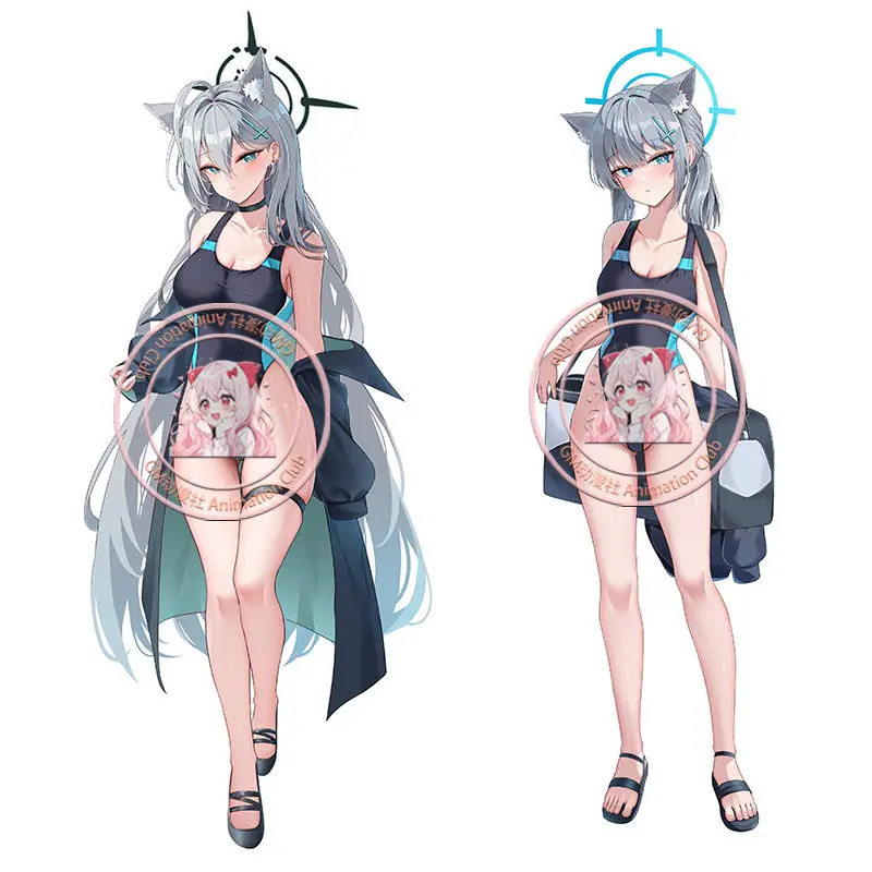 Аниме Фигурка синий архив Sunaokami Shiroko Cosplay акриловая модель на подставке Plate Настольный Декор стоячий знак фигурки друзья подарки