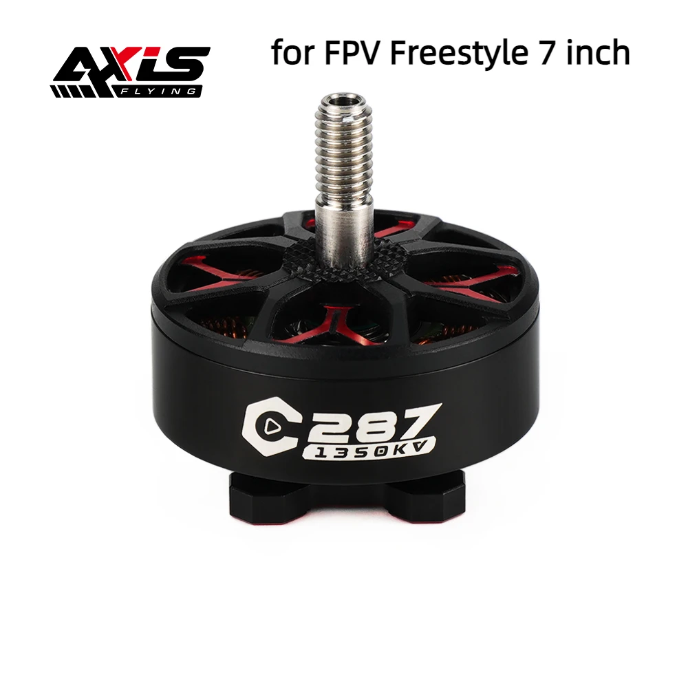 Axisflying, 4 шт., C287 2807, бесщеточный двигатель, КВ, КВ, 4-6S, для FPV-дрона, фристайл, 7-дюймовая модель LR7 большого радиуса действия, деталь «сделай сам»