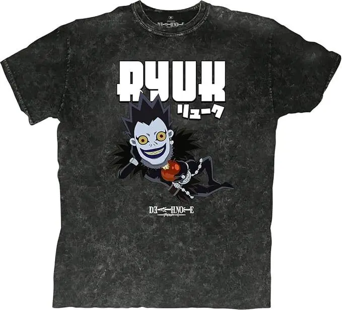 Death Note Мужская футболка с длинным рукавом Relaxing Ryuk Under Name Deathnote