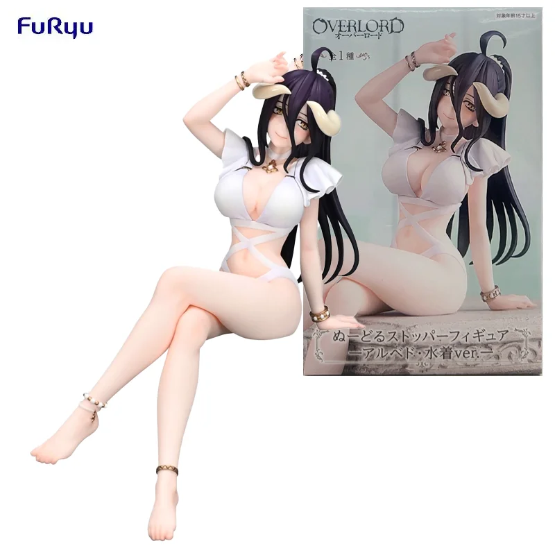 FuRyu оригинальный OVERLORD Albedo Noodle Stopper аниме фигурка игрушки для мальчиков и девочек дети подарки на день рождения Коллекционные