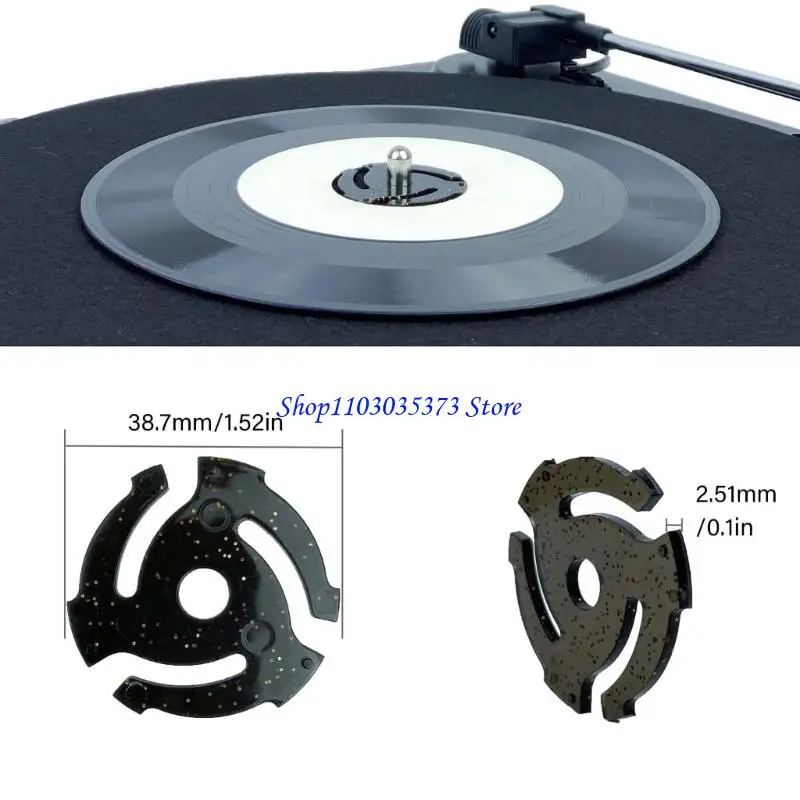 D46B Vinyls Center Adapter Adapter 45RPM Adadapter для LP45 Записи (art.: 3920d1d1da654) - 3920d1d1da654
