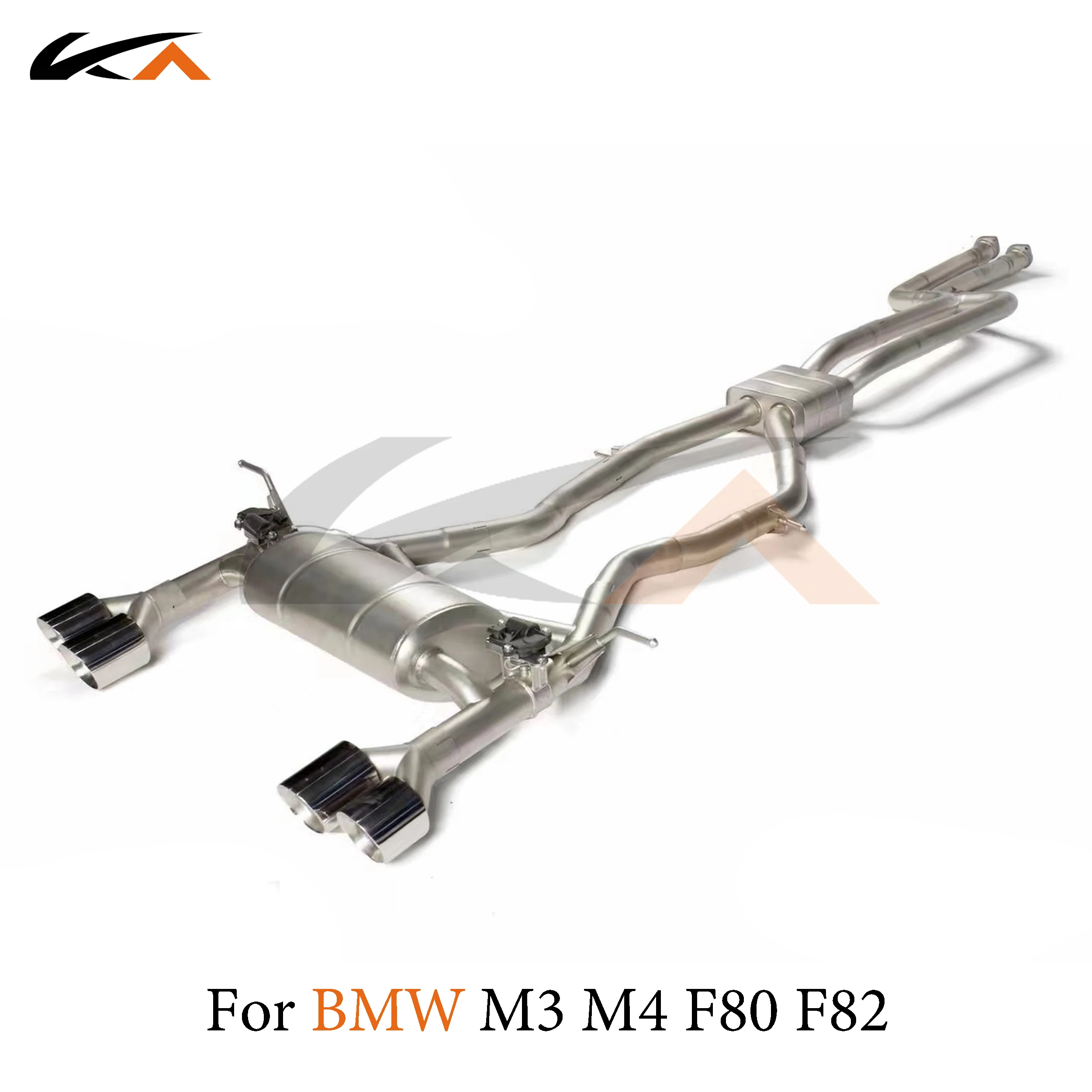 KA Детали выхлопной системы тюнинга из нержавеющей стали catback для BMW M3 M4 F80 F82, клапан глушителя с задней секцией