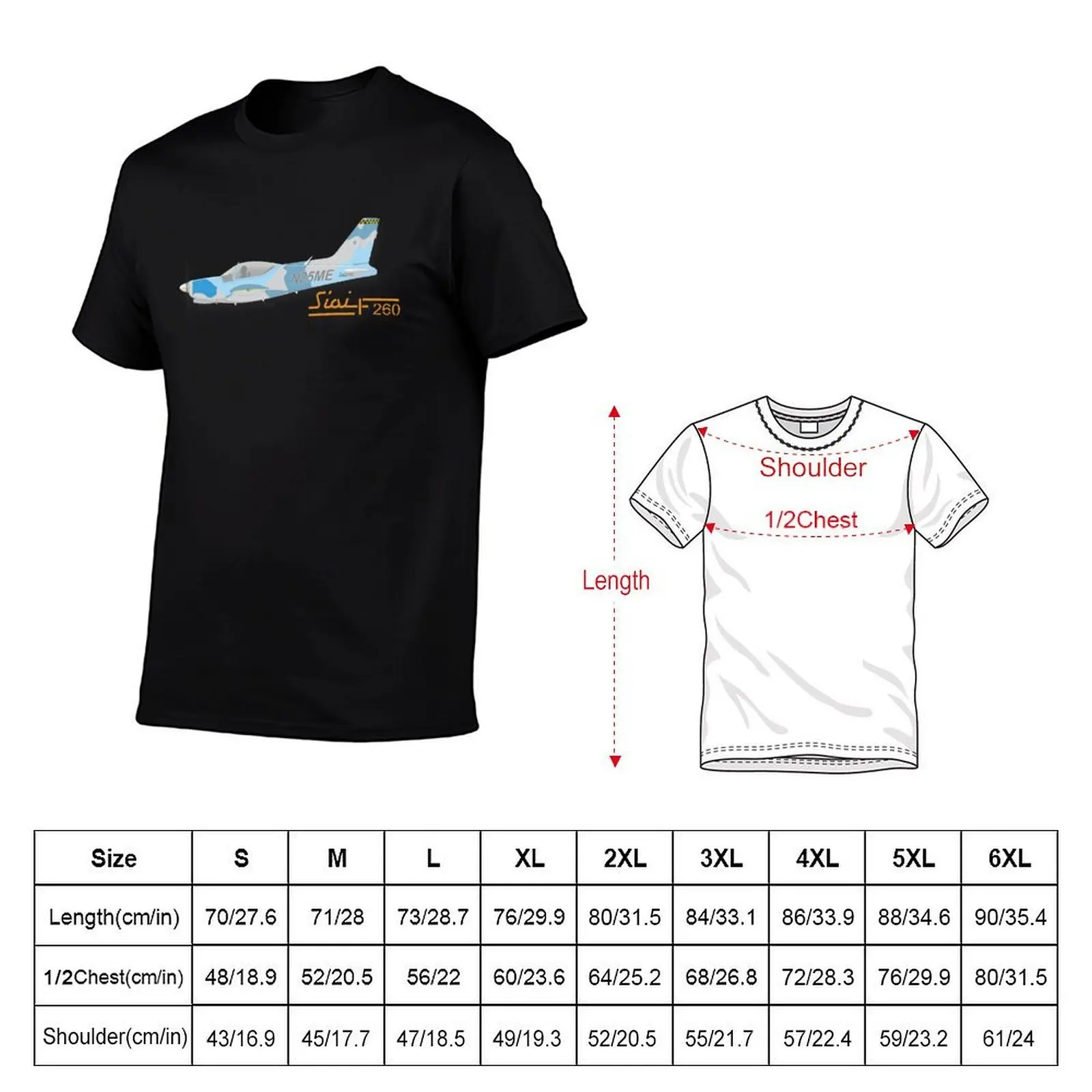 SIAI Marchetti SF-260 T-Shirt t shirts for man graphic tees man t shirts graphic T-Shirt (art.: 3920d259c5173) - 3920d259c5173