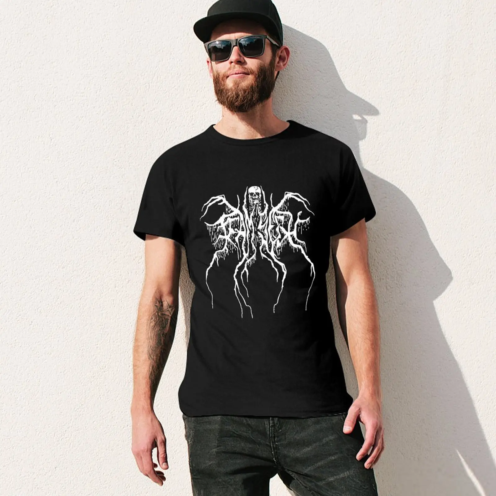 Фото Футболка TeamSESH Darkthrone, винтажная футболка с рисунком, мешковатые рубашки, рубашка на заказ, мужские футболки с рисунком №3