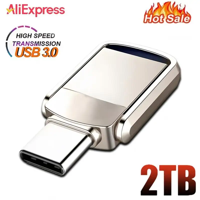 Флэш-накопитель Usb Type C OTG, 128 ГБ, 1 ТБ