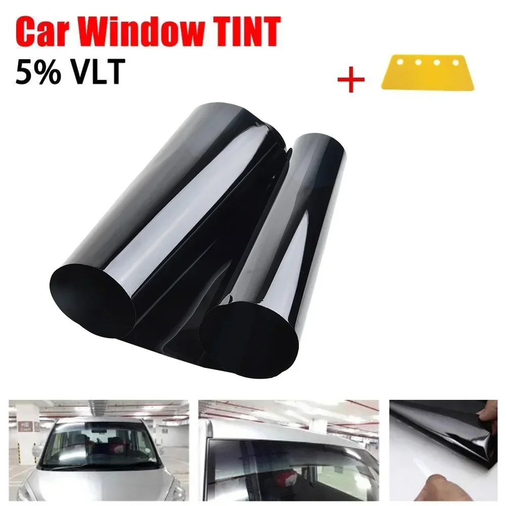 20 см × 150 см автомобиль 5% VL солнцезащитный козырек полоса тонировочная пленка переднее стекло лобовое стекло анти-УФ-защитная наклейка Запчасти