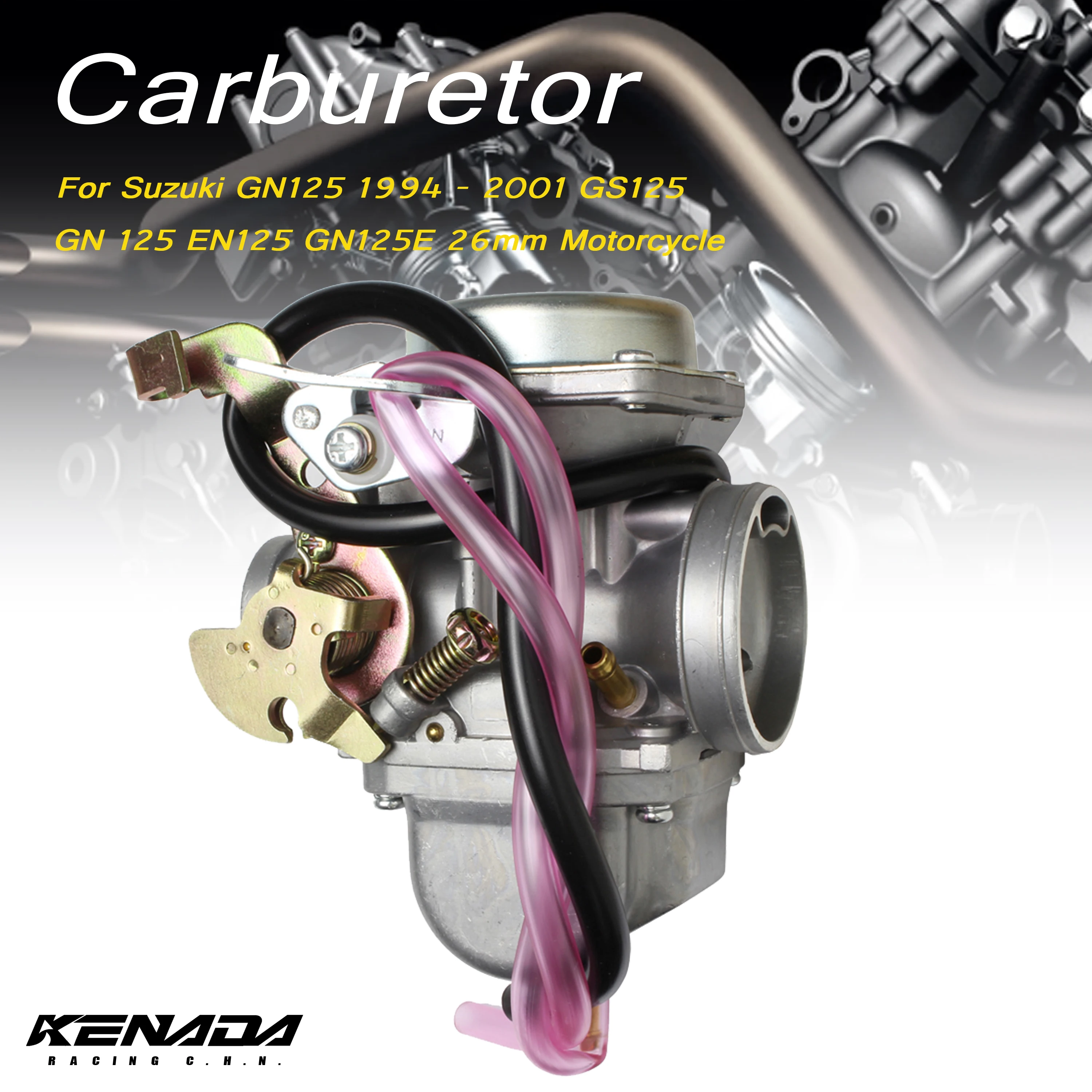 Карбюратор для мотоцикла Suzuki GN125 1994 - 2001 GS125 GN 125 EN125 GN125E 26 мм