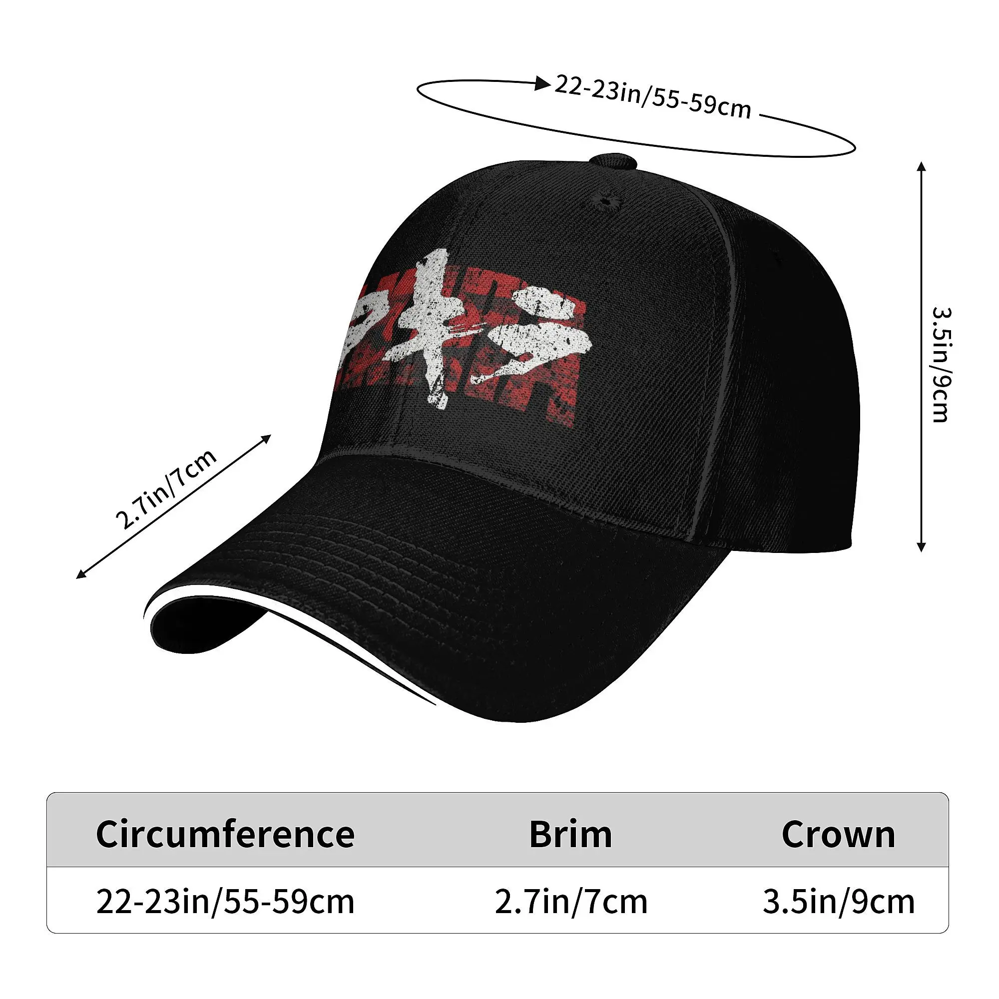 Фото Бейсбольная кепка AKIRA Kanji, модная шляпа Snapback для мужчин и женщин, головной убор для гольфа, подарок №4