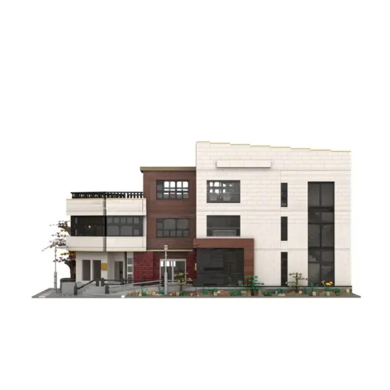 Фото MOC-91348 Городское здание Ulsan Культурный центр Модель строительного блока 10338 PartsMOC Творческий мальчик на день рождения Строительный блок Игрушка в подарок №4