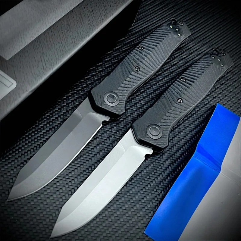 Фото BM 8551BK Карманный складной нож S90V Лезвие G10 Ручка edc Мультитул Ножи selbstverteidigung Survival Охотничий тактический нож №3