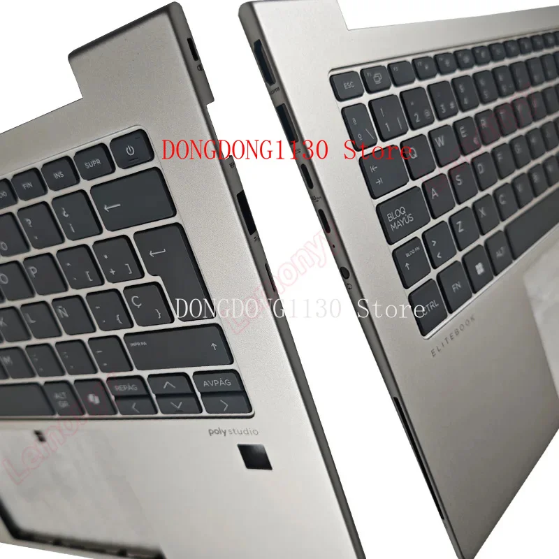 Фото D новая клавиатура в США/испанском стиле для ноутбука HP EliteBook 640 645 G11, верхняя крышка упора для рук N97244-171 №5