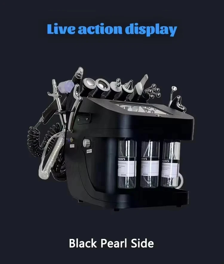 Новый настольный многофункциональный микрошлифовальный станок Black Pearl 10-в-1 для укладки кожи со встроенным инструментом-08