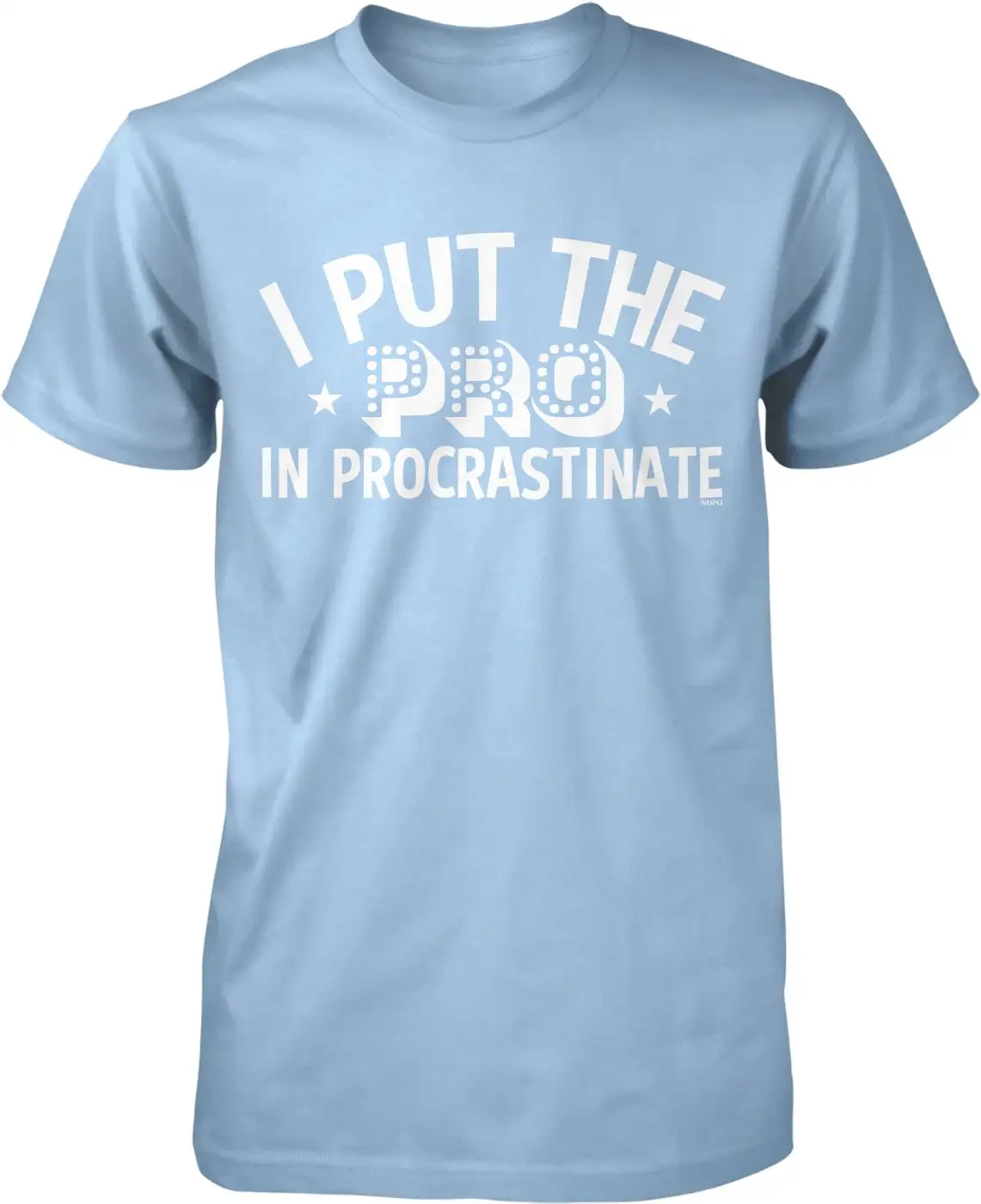 Мужская футболка I Put the PRO in Procrastinate NOFO_00858