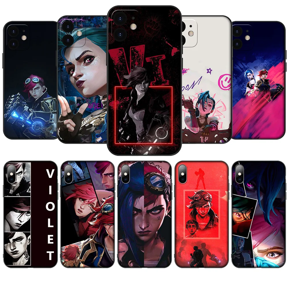 Для Samsung Galaxy A51 A21S A21 A22 A24 A25 A13 A12 A11 M15 M55 A05 A05S A31 A35 Чехол Силиконовый Мягкий RAI6 Arcane Game J-Jinx Vi