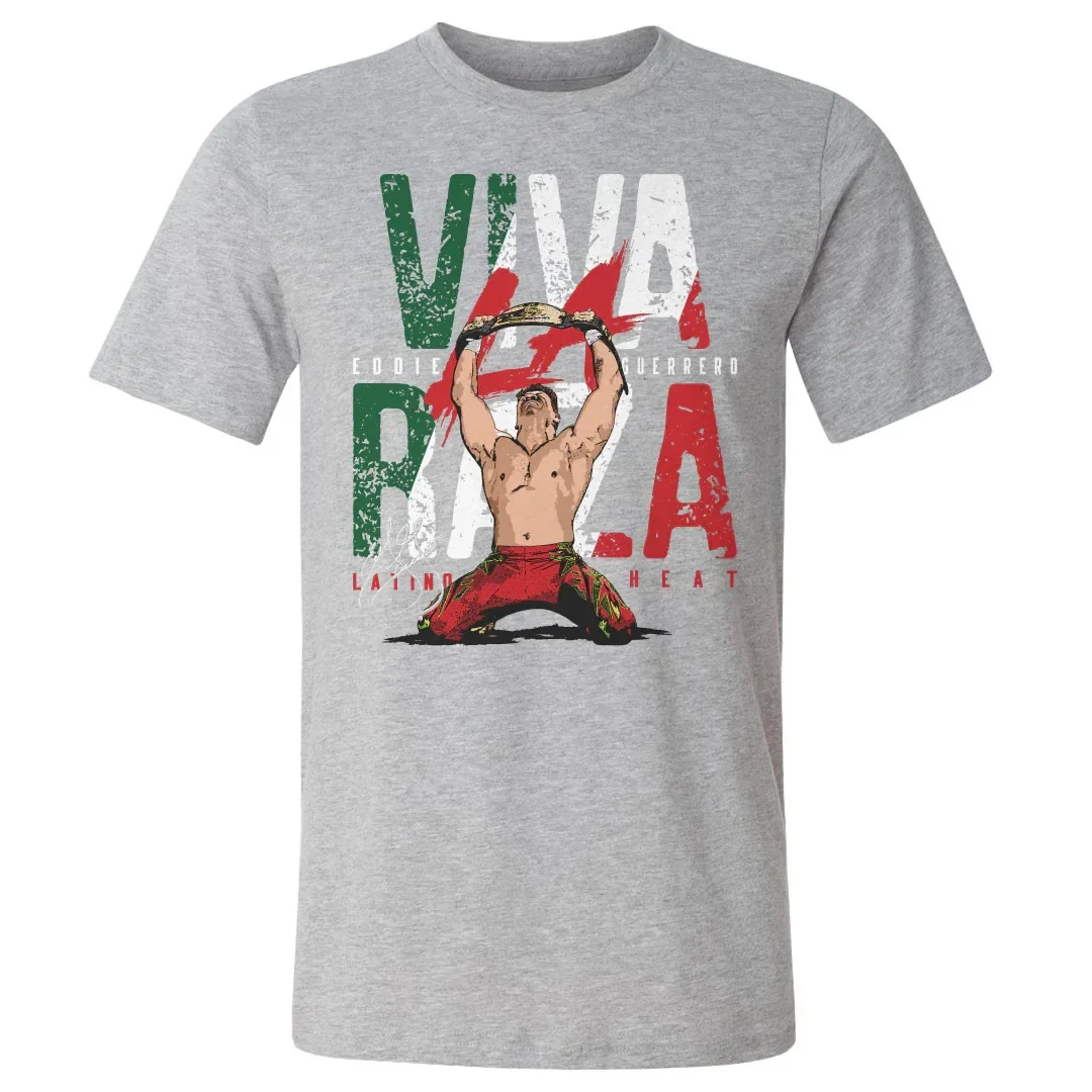 Футболка Eddie Guerrero Viva La Raza Классическая спортивная серая S 5XL LI1022