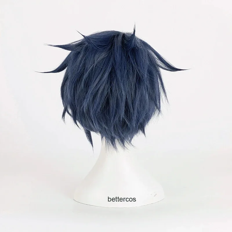 Фото Final Fantasy Noctis Lucis Caelum Косплей Парики FF15 XV Термостойкий парик из синтетических волос + шапочка для парика №5