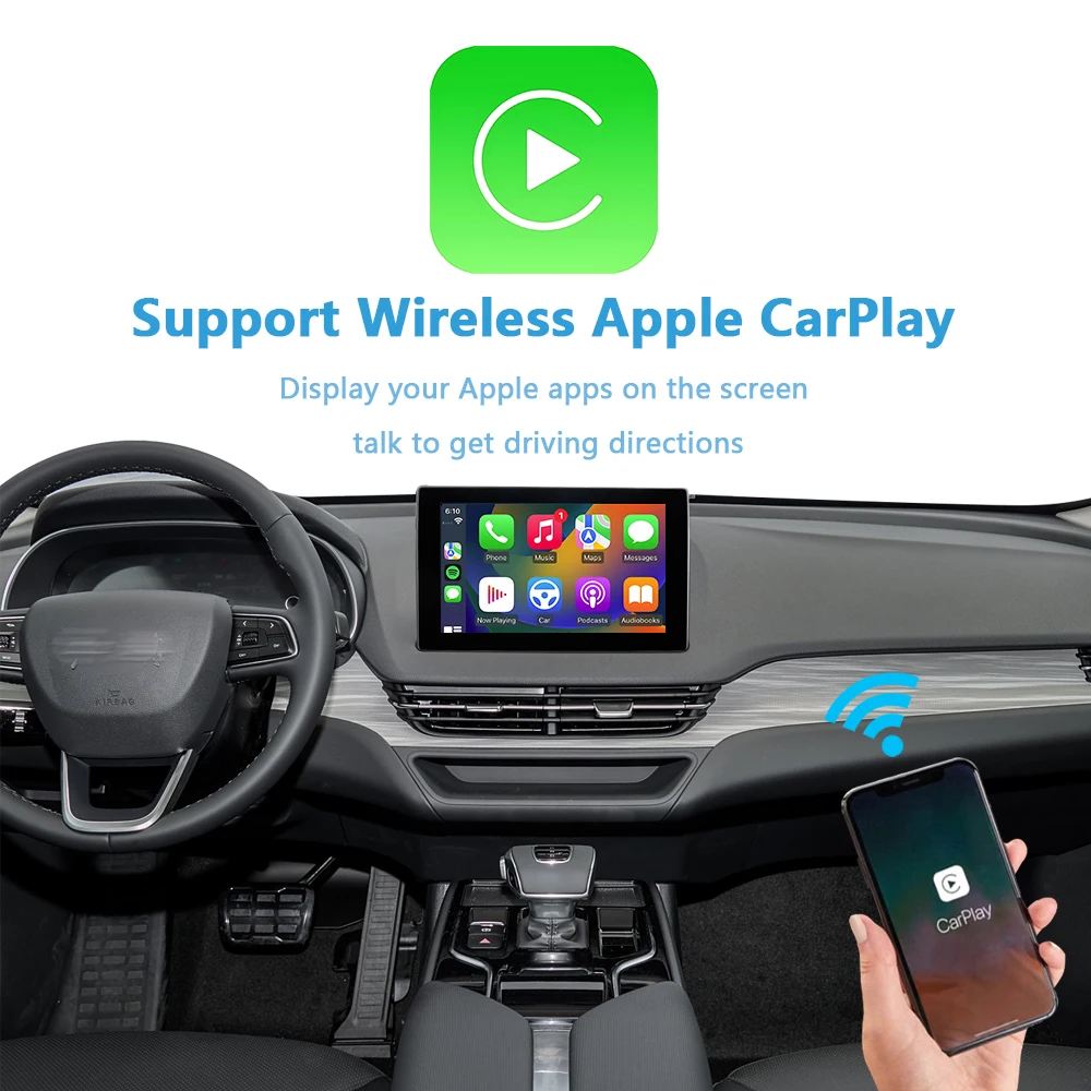 Фото HONGQI EQM5 E-QM5 Модуль Apple CarPlay Беспроводной Android Авто Реверс 360 Интерфейс камеры Зеркало для iPhone №2