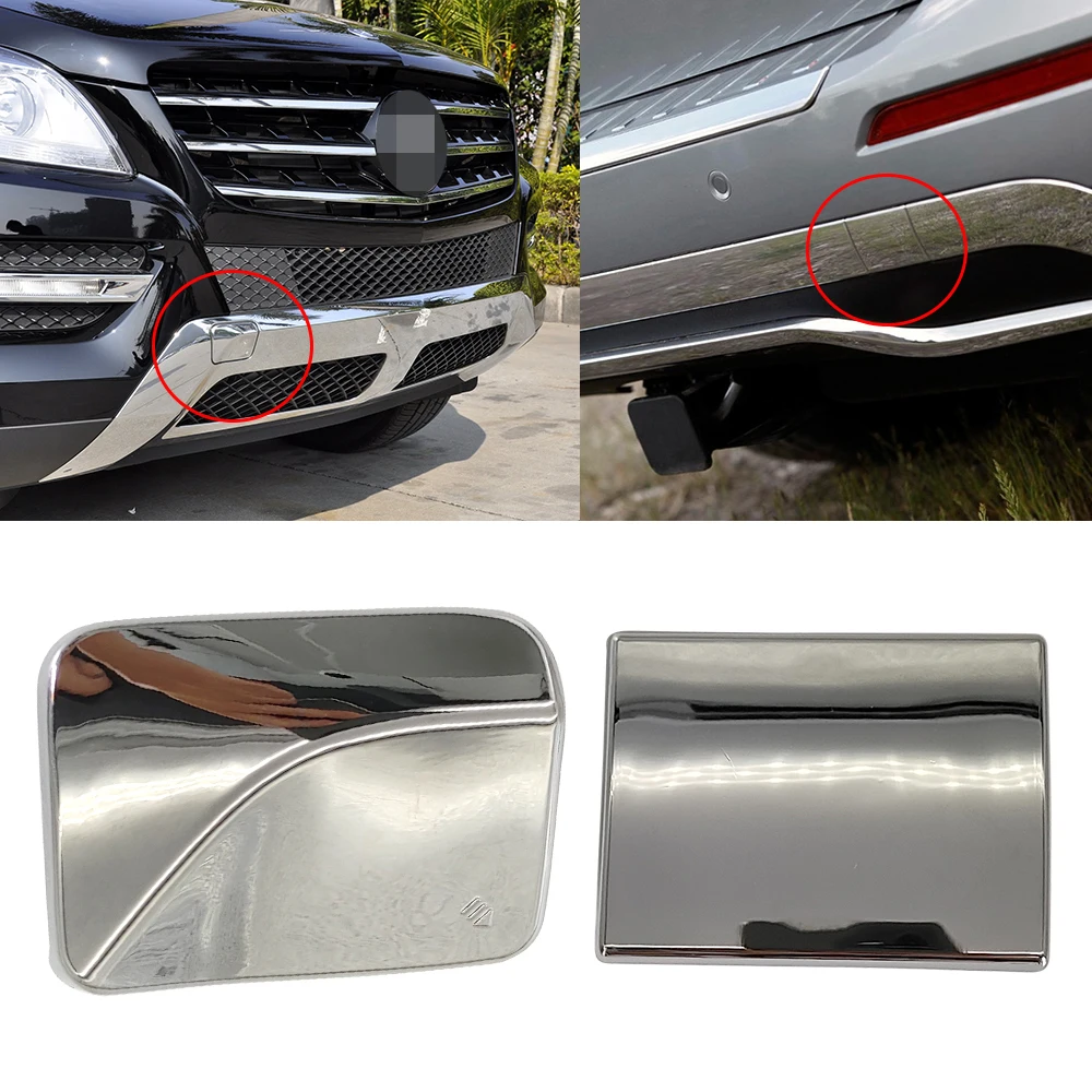Для Mercedes W166 автомобильный Передний Задний бампер буксировочный крюк крышка черная для Benz ML Class ML300 ML320 ML400 ML450 2012-2015 1668551823