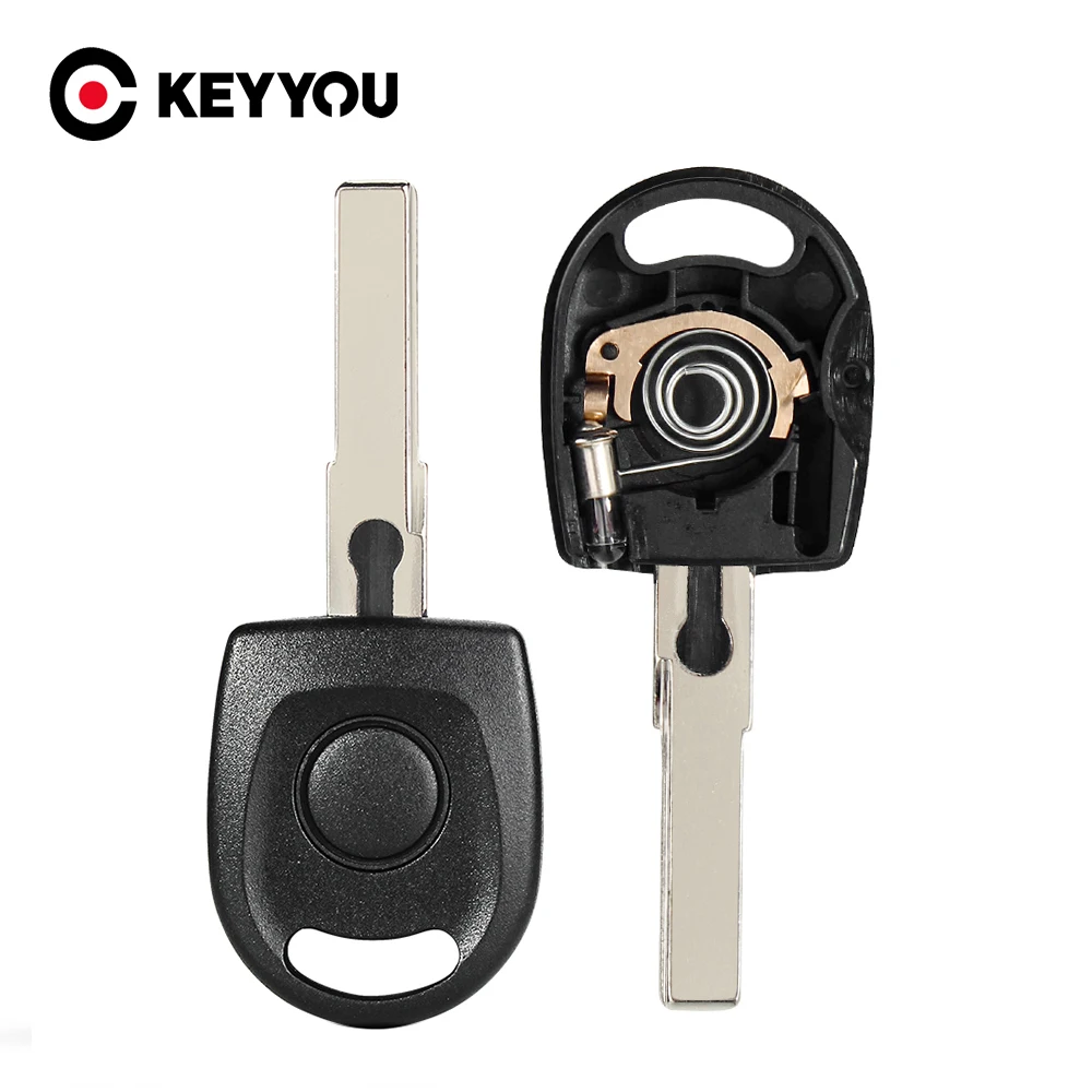 KEYYOU светильник кой и батареей для VW Volkswagen B5 PASSAT Golf Tiguan Octavia Bora POLO Sagitar Дистанционная сигнализация для автомобильного ключа