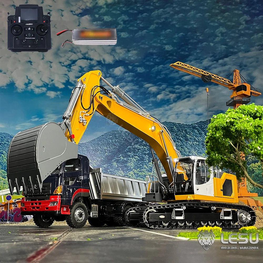 LESU Aoue-LR945 RTR 1/14 RC гидравлический экскаватор металлический экскаватор PL18EVLite инженерный автомобиль окрашенный Собранный модель игрушки TH22901