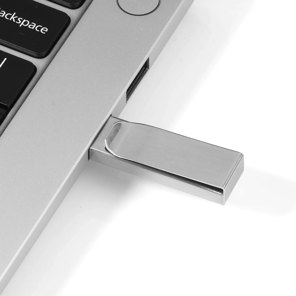 USB-флеш-накопитель JASTER с серебристым зажимом, 128 ГБ, 64 ГБ, 32 ГБ, 16 ГБ (art.: 3920c5c8b422f) - 3920c5c8b422f