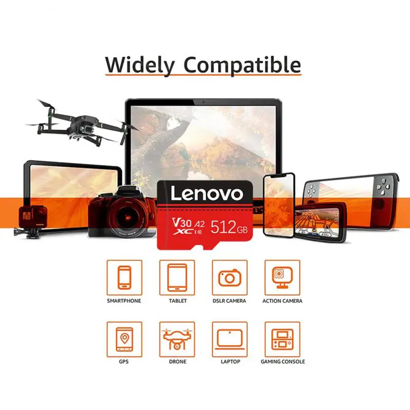 Фото Lenovo карта памяти, класс 10, 128 ГБ, 100 Мб/с №2