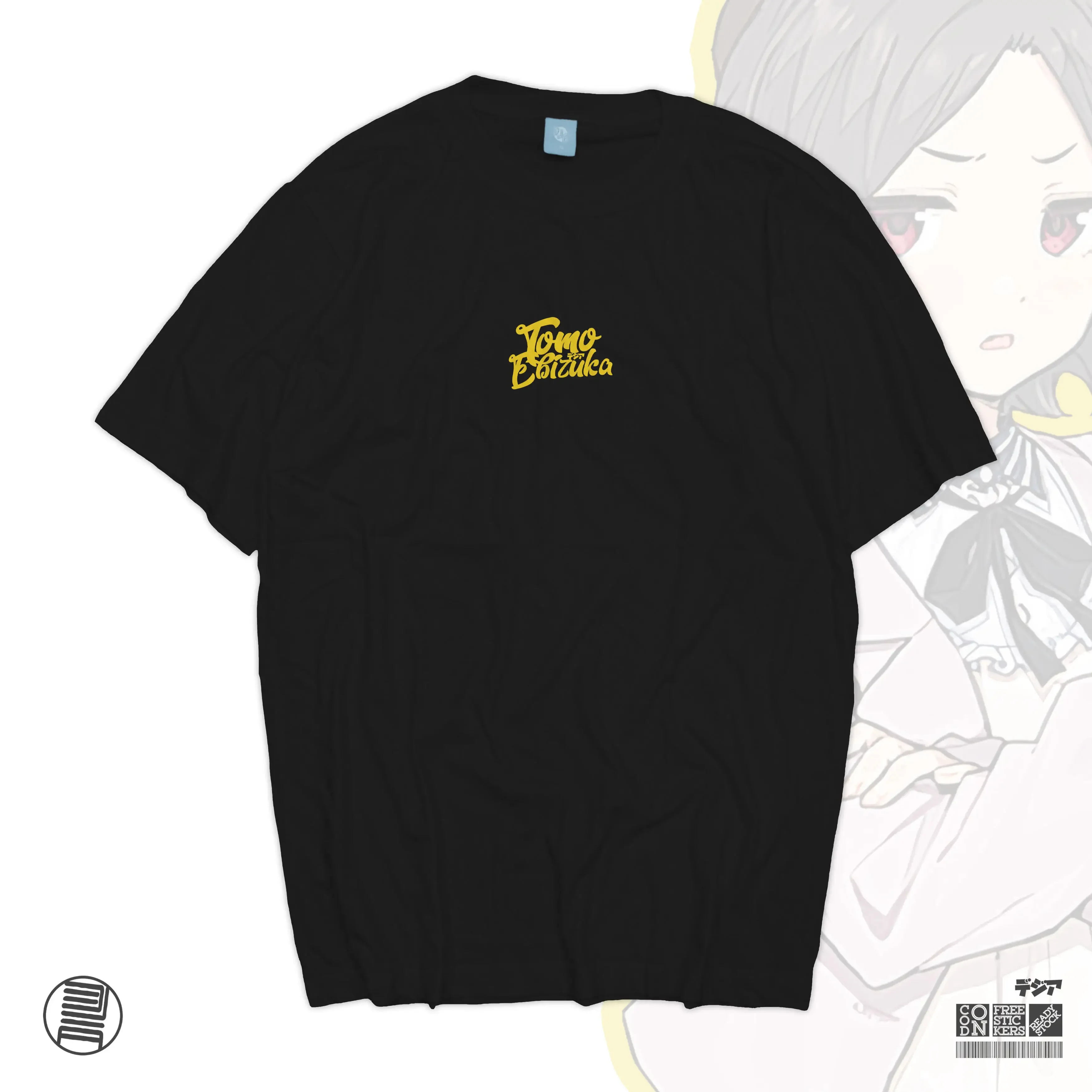 Фото Kaos Tomo Ebizuka Girls Band Cry Togenashi Togeari Band Music Футболка в стиле аниме Manga Baju Wibu Bravo), ткань №2