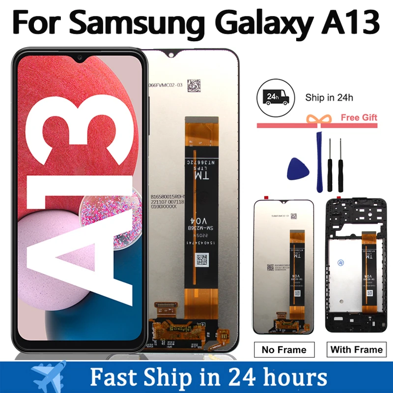 Экран Pop 6,6 дюйма A13 4G для Samsung Galaxy A13 4G A135F A137F ЖК-дисплей с сенсорным экраном в сборе для Samsung A13 4G SM-A137