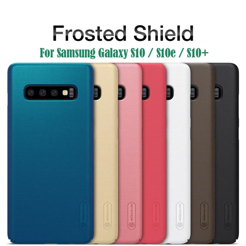 Ультратонкий матовый чехол NILLKIN для телефона Samsung Galaxy S10 S10e S10 Plus, защита от отпечатков пальцев, защита от цар...