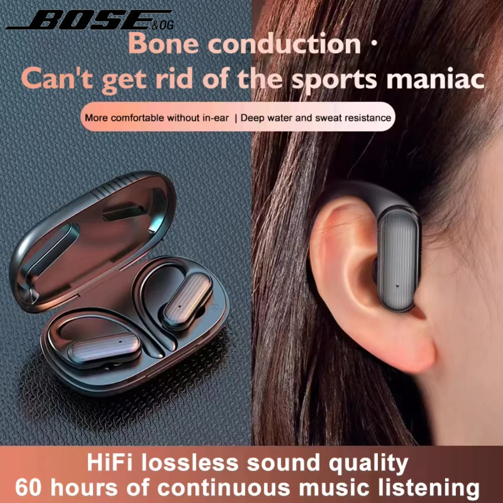 Фото Оригинальные Bluetooth-наушники BOSE&OG A520 TWS, беспроводной Hi-Fi крючок для наушников, спортивные, беговые, игровые, наушники, водонепроницаемые №3