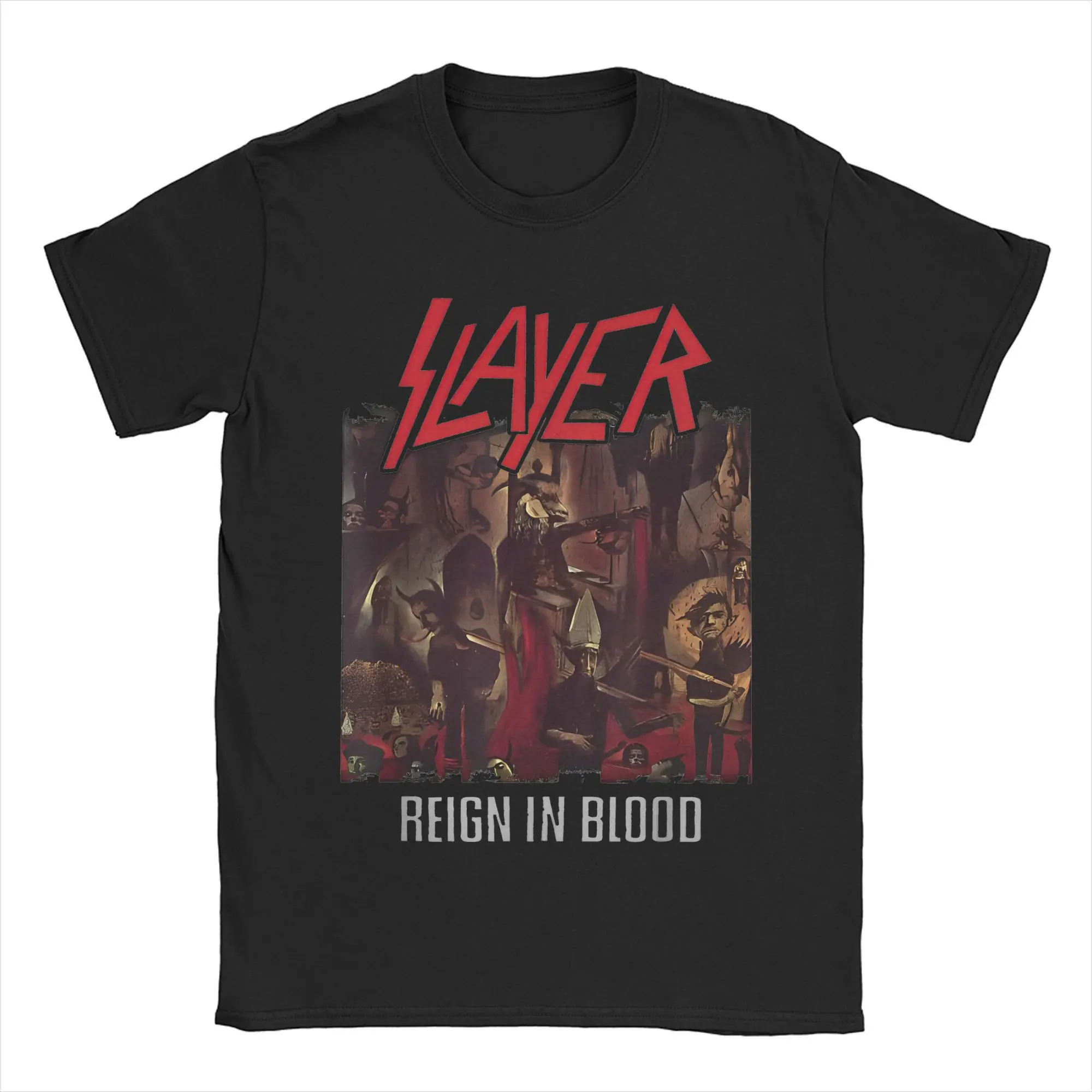 Футболка Мужская/женская с принтом Slayer, 100% хлопок