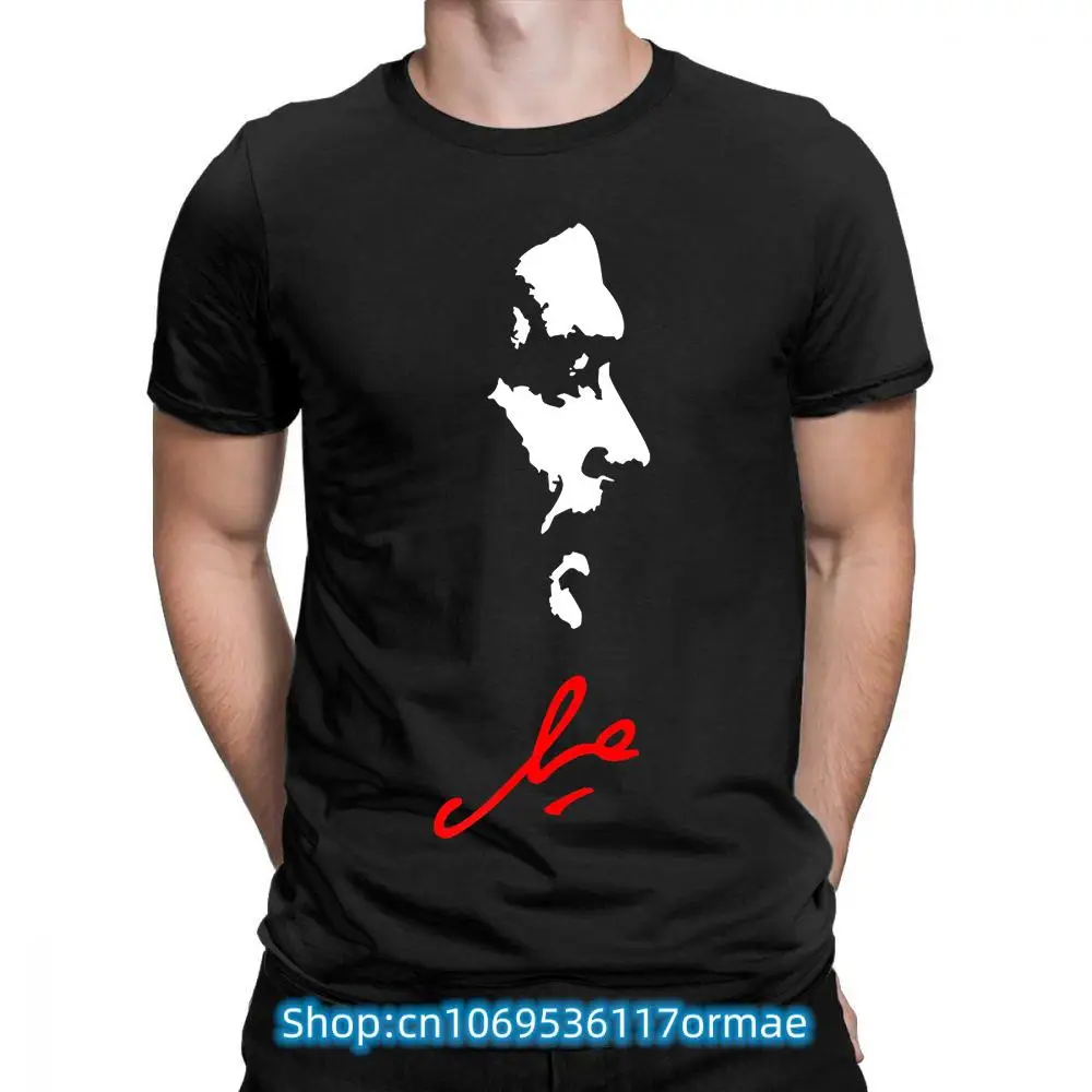 Kaus Che Guevara Kaus Musim Panas Keren Leher O Pria Kaus Lengan Pendek Atasan Mode