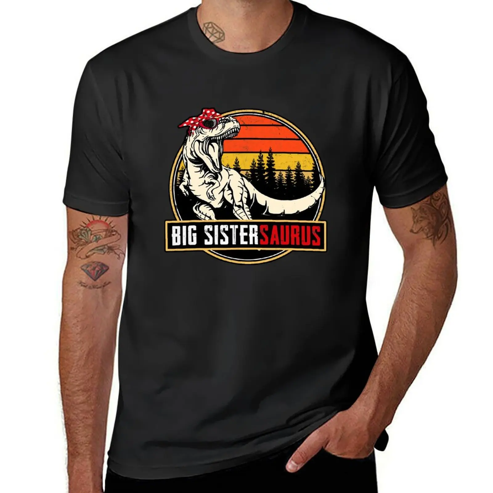 Футболка Big Sersaurus, винтажные футболки, летняя рубашка, милые топы большого размера, футболка для мужчин