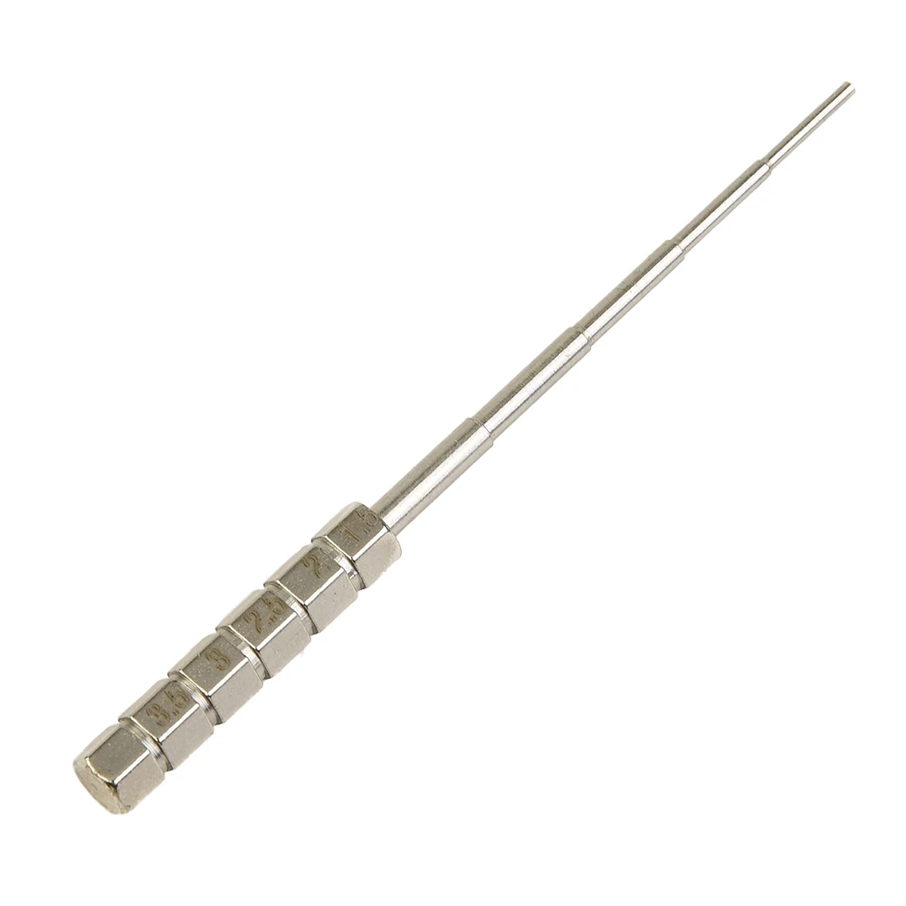 Фото Намотка катушки Jig провод 1,5 мм-3,5 мм аксессуары ручка Prebuilt RDA распылитель намотка перестраиваемая Серебряная нержавеющая сталь №5