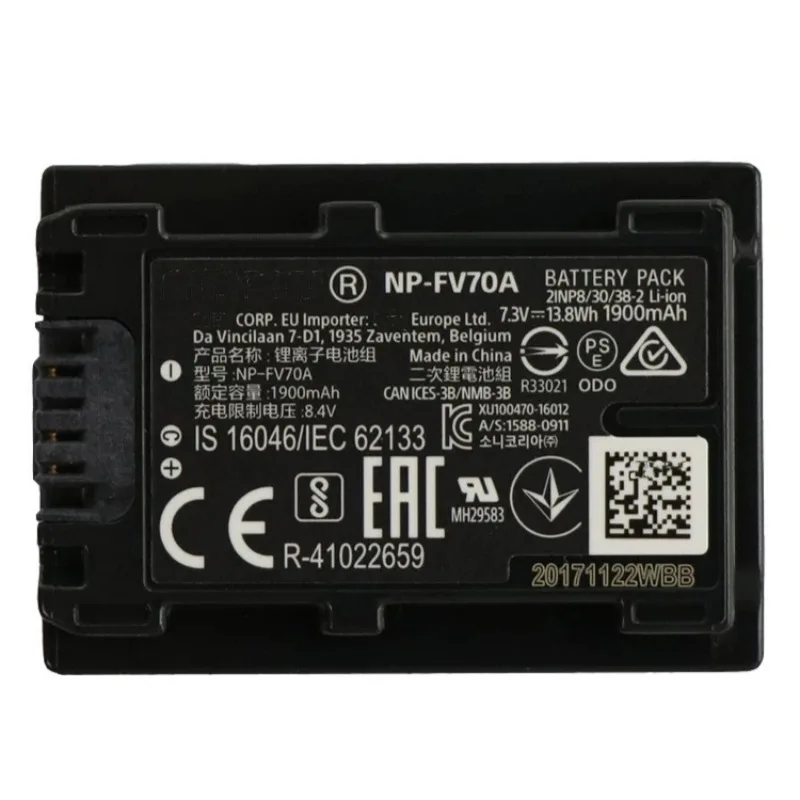 Фото NP-FV70A NP FV70A 13,8 Втч 7,3 В 1900 мАч Аккумулятор для камеры Sony FV50 FV50A FV100 AX700 AX45 60 AX100E AXP55 EAX40 №2
