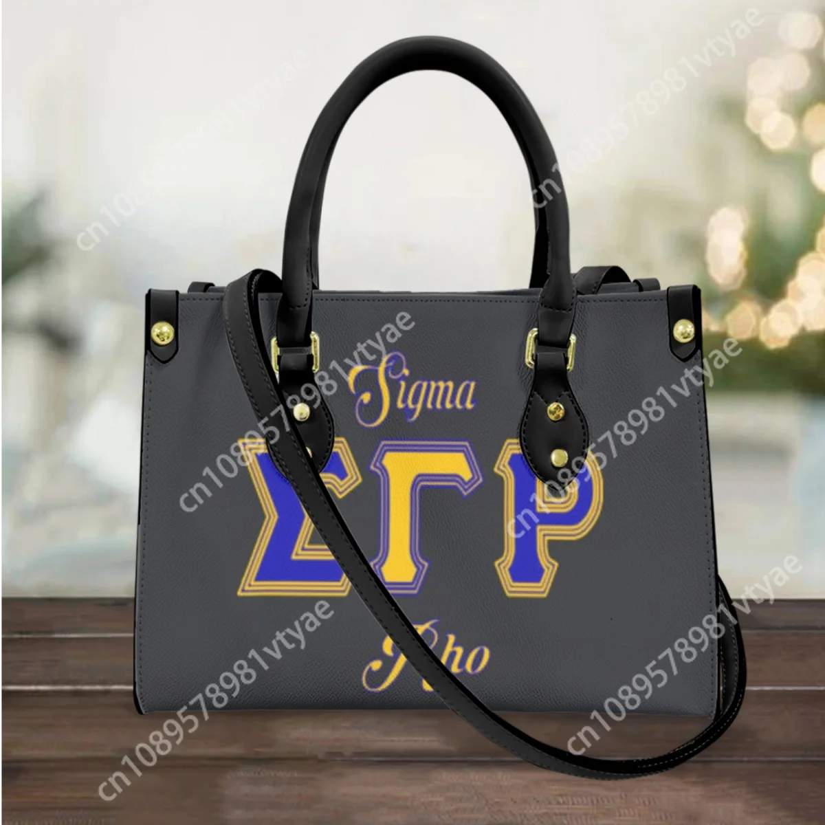 Sigma Gamma Rho элегантные сумки с верхней ручкой новая популярная дорожная уличная сумка-мессенджер из искусственной кожи Модные дорожные сумки через плечо