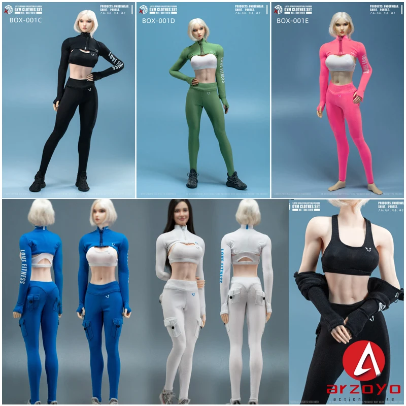 BOX STUDIO BOX-001 1/6, 5 цветов, спортивная одежда для йоги, спортивная одежда, модель подходит для 12 дюймов, женское тело Phicen TBLeague