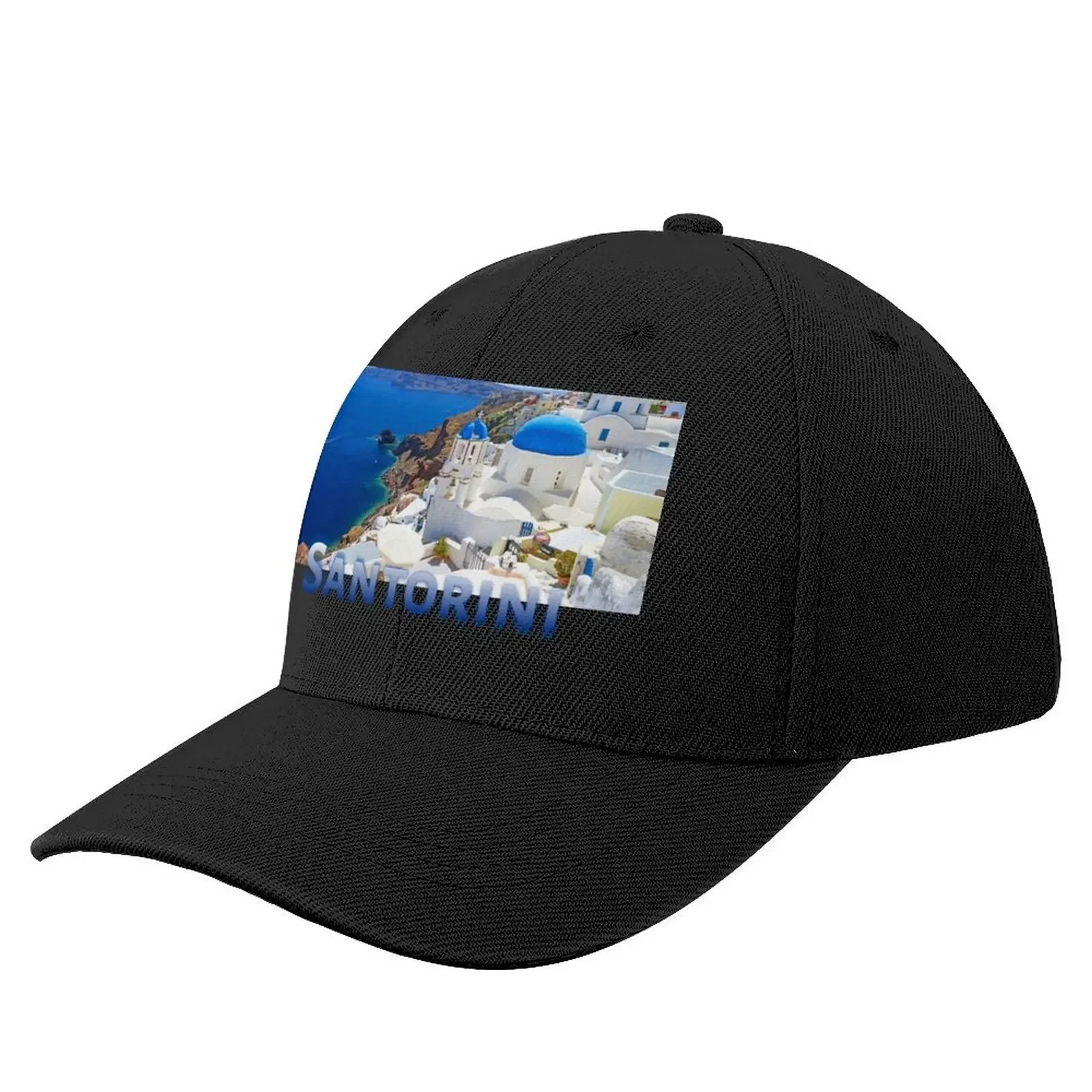 Бейсбольная кепка Santorini Greek Island BY CALLISC, мужская шляпа, шляпа от солнца для детей, пляжная мужская шляпа, женская