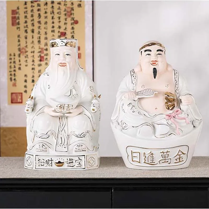 ХОРОШАЯ Азия, Индонезия, Вьетнам, Таиланд, HOME SHOP Porcelain TU DI GONG, статуя бога богатства, мамон, принесида, рекрут