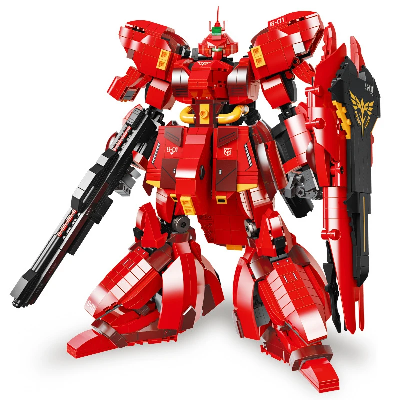 В НАЛИЧИИ MOC Технический робот MSN-04 Строительные блоки Модель SAZABI Кирпичи Сборка игрушек для детей Подарочный набор на день рождения