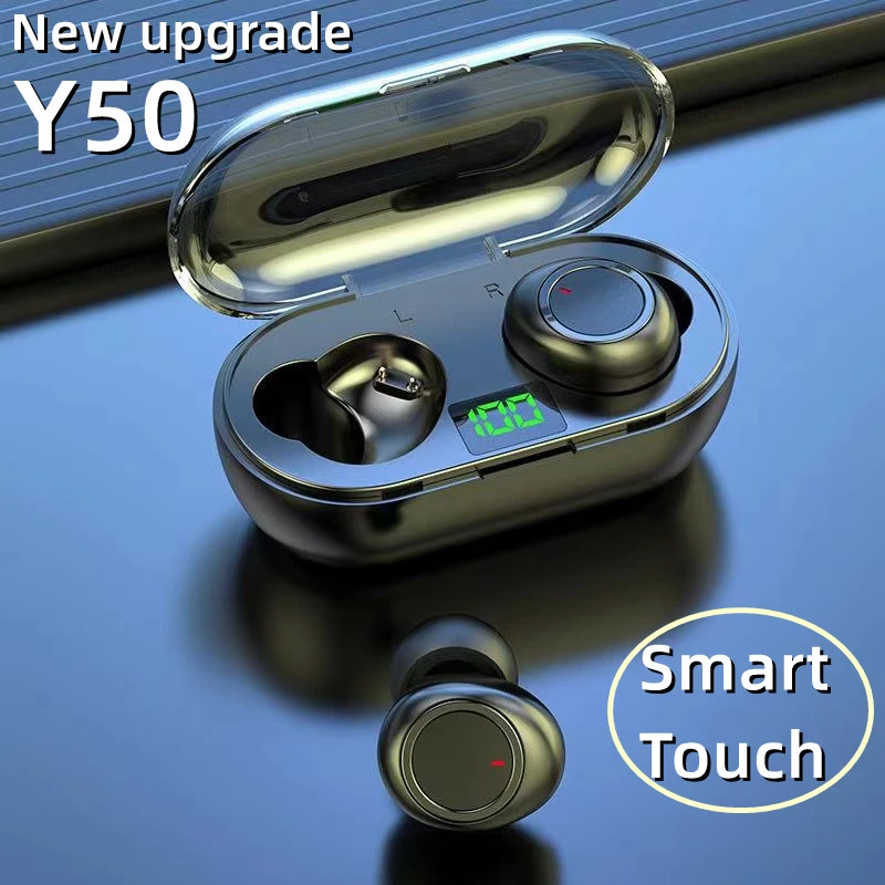 Оригинальные наушники Y50 PRO bluetooth TWS Bluetooth наушники спортивные наушники Bluetooth игровая гарнитура с микрофоном беспроводные наушники