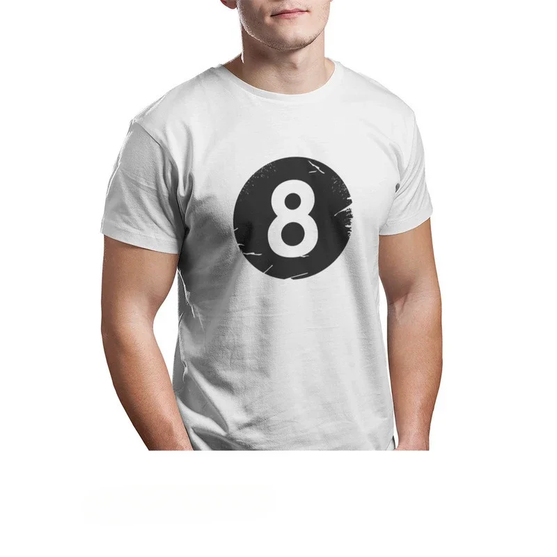 Футболка LE 8 Ball Мужская, тенниска с круглым вырезом, спортивный бильярдный Кий бильярдный кий, для игр, для снукера, подарок на день рождения (art.: 3920c88d5063a) - 3920c88d5063a