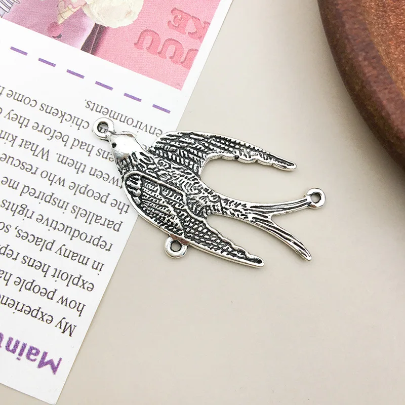 42 шт.лот, смешанные антикварные металлические бусины из сплава в стиле ретро с различными отверстиями для птиц, свободные бусины для изготовления очаровательных браслетов «сделай сам», ожерелье, аксессуары (art.: 3920cfe846b19) - 3920cfe846b19