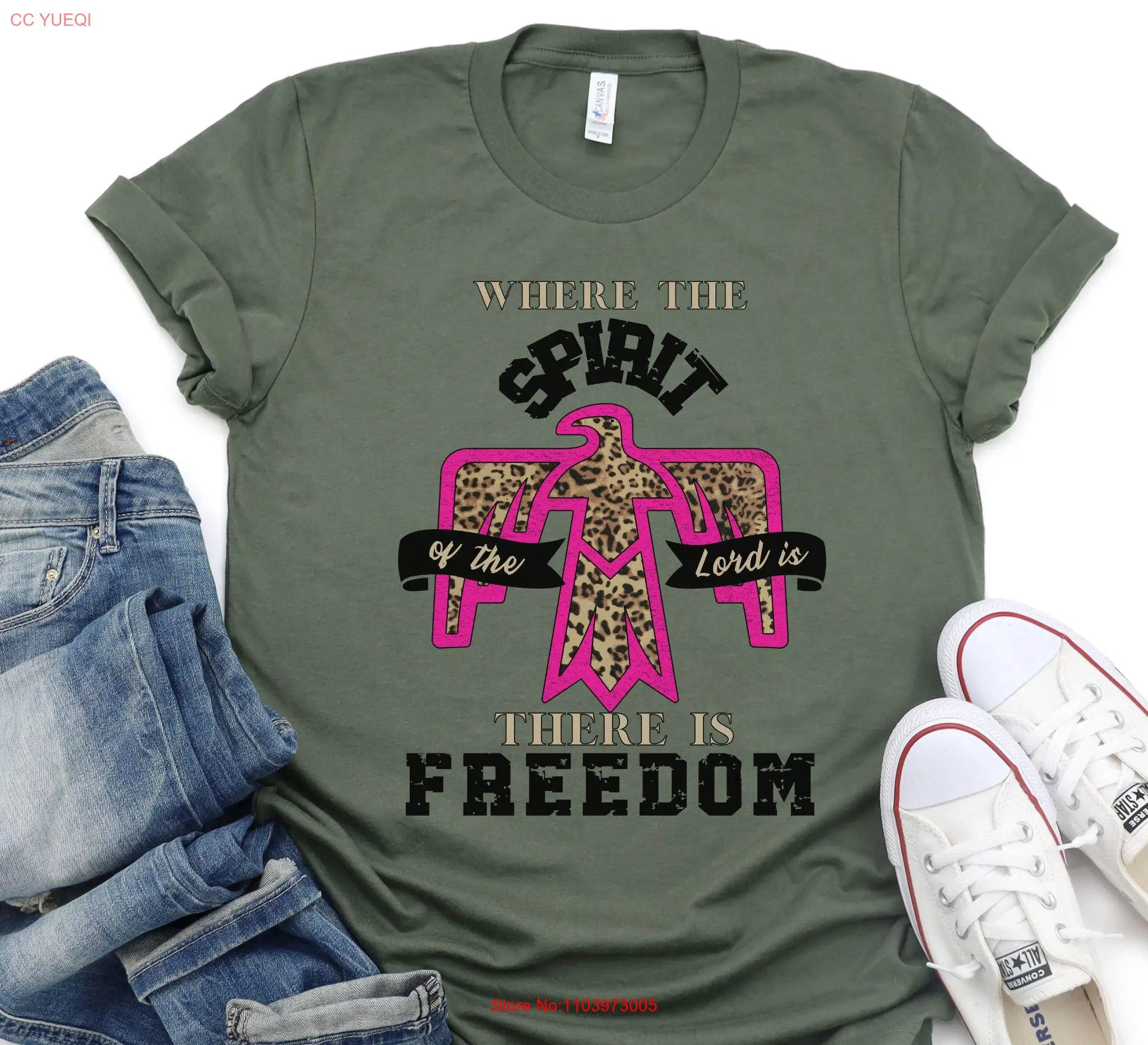 Футболка Christian Cowgirl for Freebird Bible Verse Country Faith с длинными или короткими рукавами