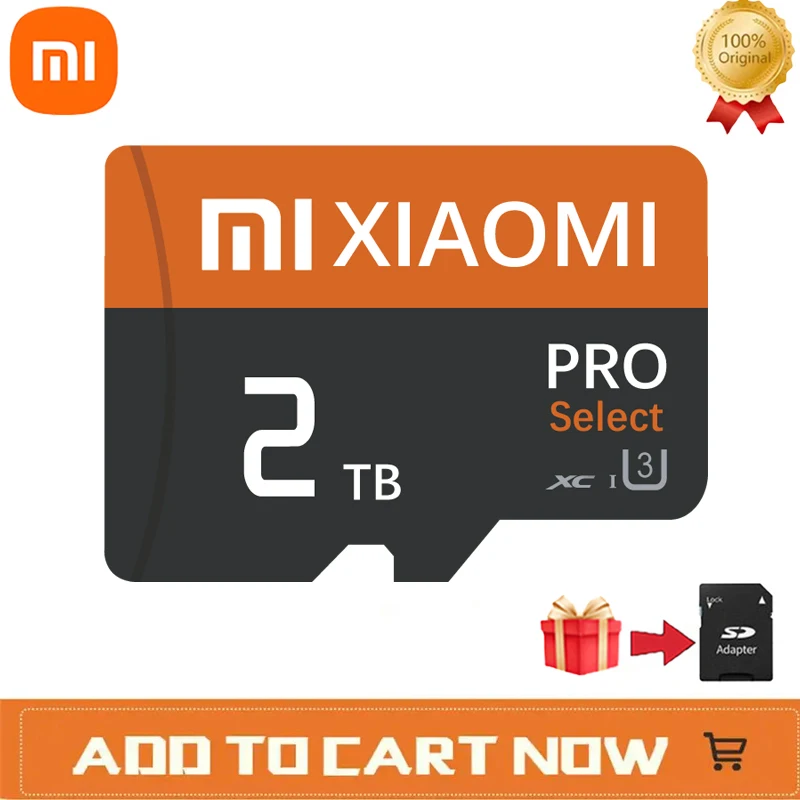 Высокоскоростная карта памяти Xiaomi на 1 ТБ, 128 ГБ, V30, Micro TF, SD-карта на 512 ГБ, мини SD-карты, флэш-карта памяти для Nintendo Switch