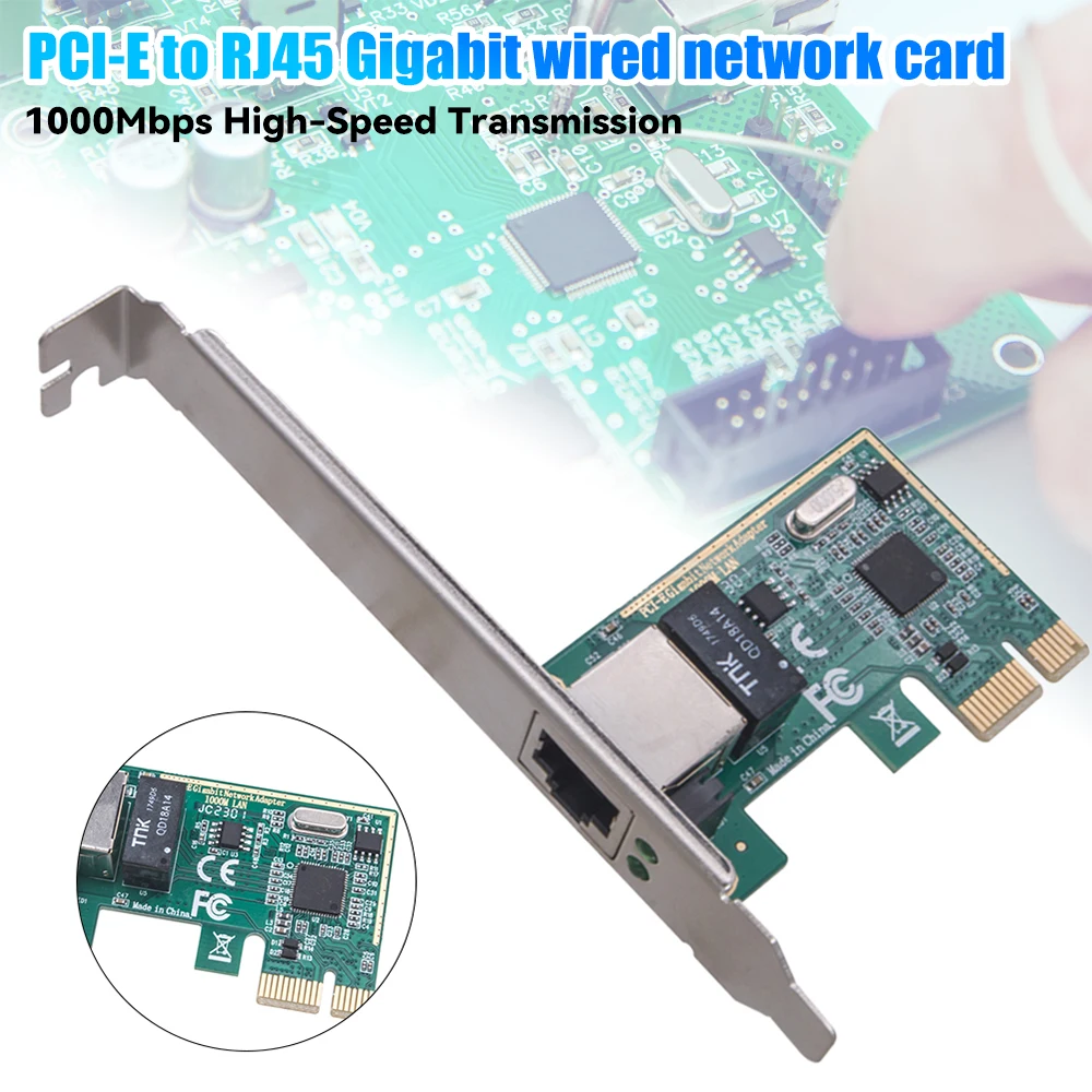 ANENG 1000 Мбит/с PCI Express PCIE Сетевая карта Беспроводной внутренний Ethernet-адаптер RJ45 для ПК с неограниченным доступ...